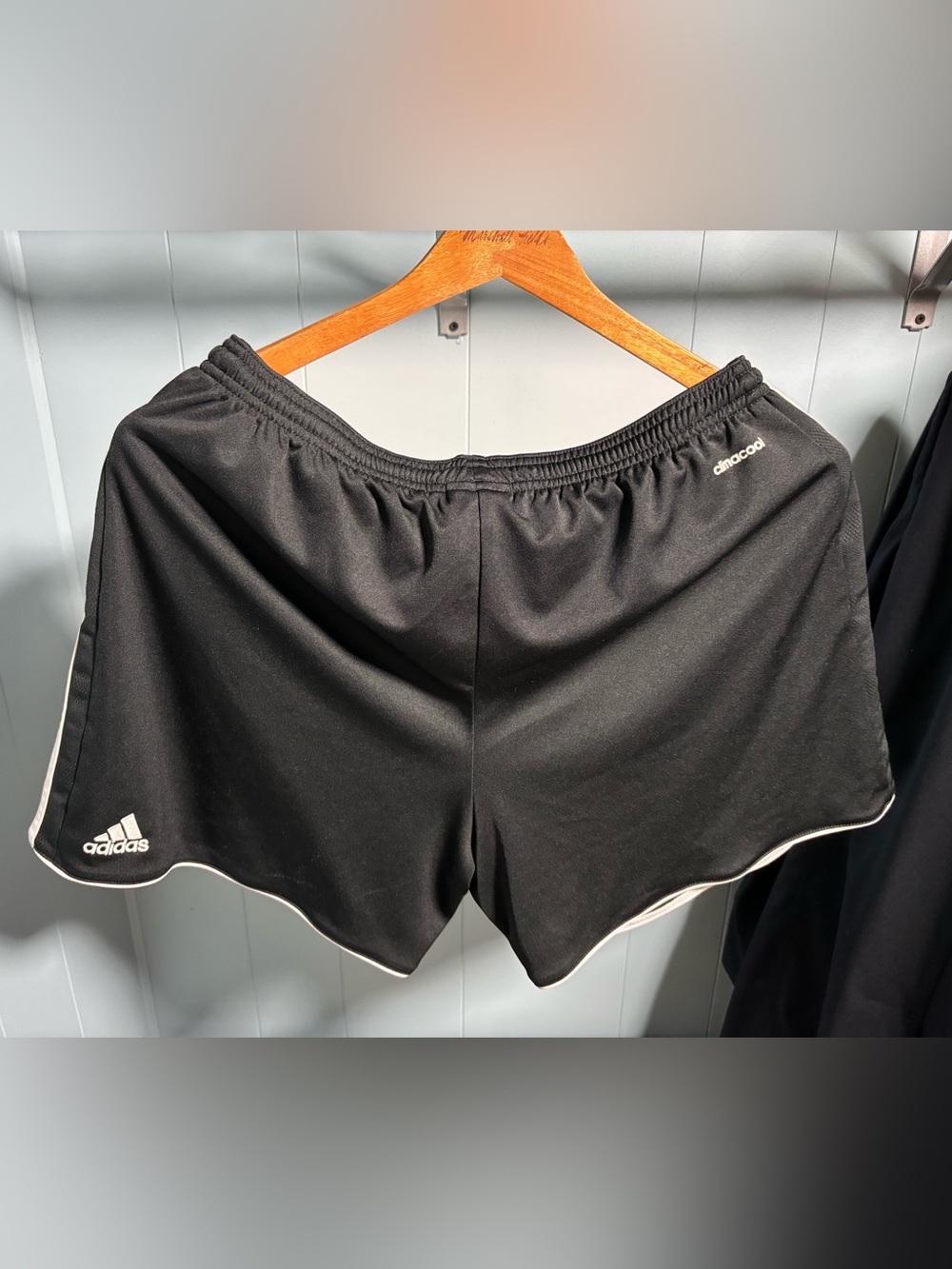 Adidas climacool black running shorts size youth L